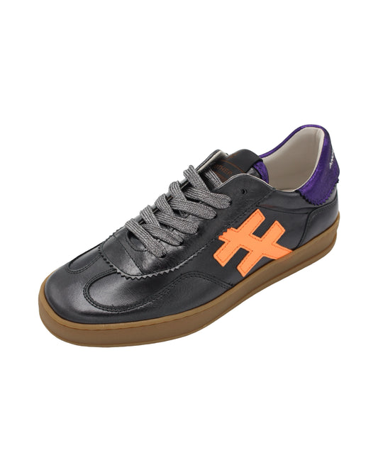 Another Trend - Ladies Trainers Graphite, Orange, Purple (3766)