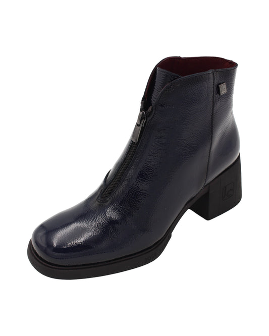 Jose Saenz - Ladies Ankle Boots Navy Patent (3798)