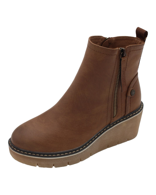 Refresh - Ladies Ankle Boots Camel (3857)