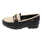 Zanni - Ladies Loafers Black, Cream (3876)