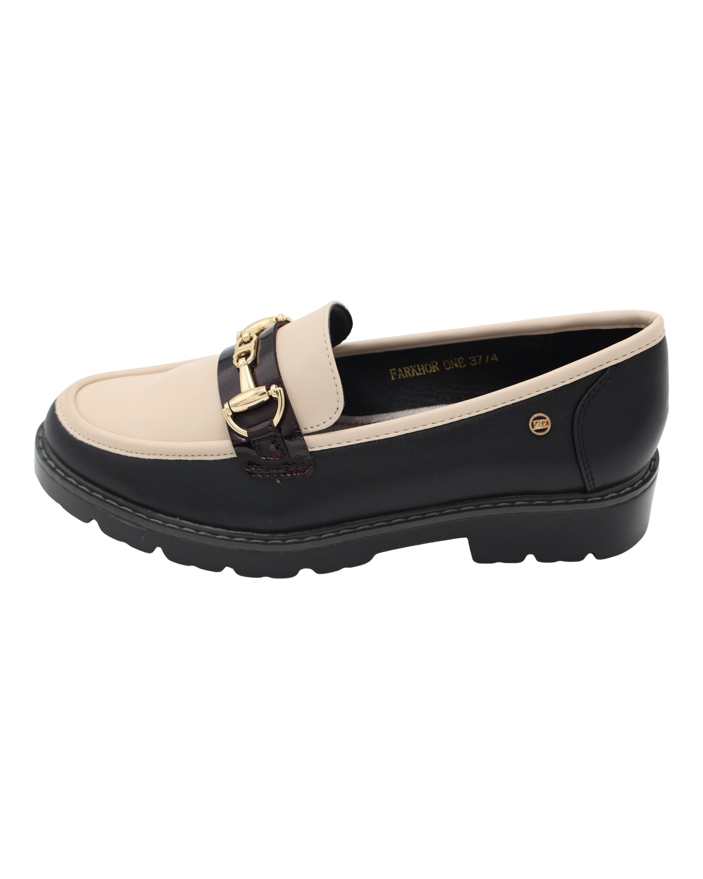 Zanni - Ladies Loafers Black, Cream (3876)