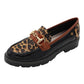 Zanni - Ladies Loafers Black, Leopard, Tan (3877)