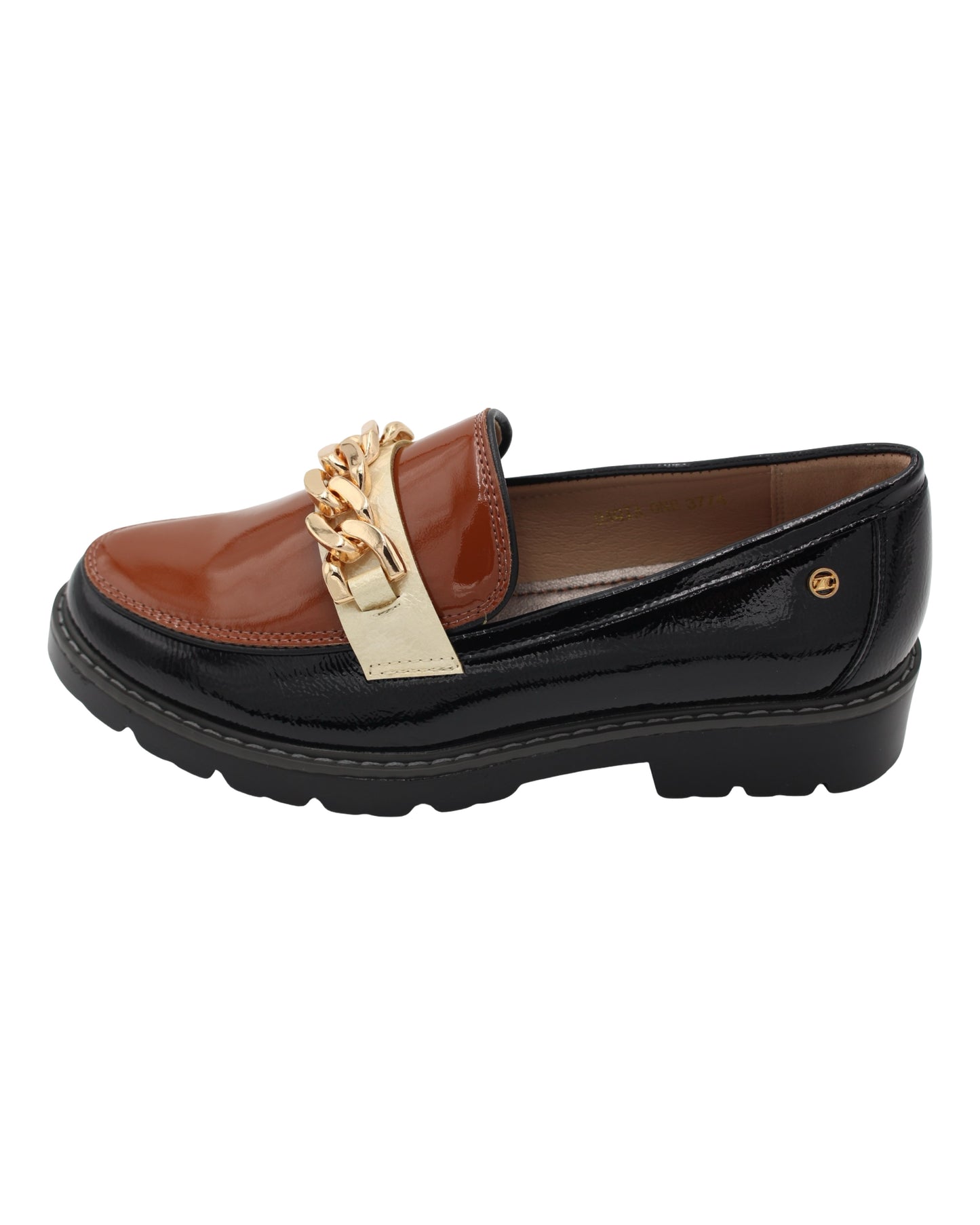 Zanni - Ladies Loafers Black, Tan, Cream (3879)