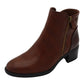 Lunar - Ladies Ankle Boots Tan (3884)