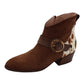 Hispanitas - Ladies Ankle Boots Tan, Cow Print (3888)