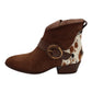 Hispanitas - Ladies Ankle Boots Tan, Cow Print (3888)