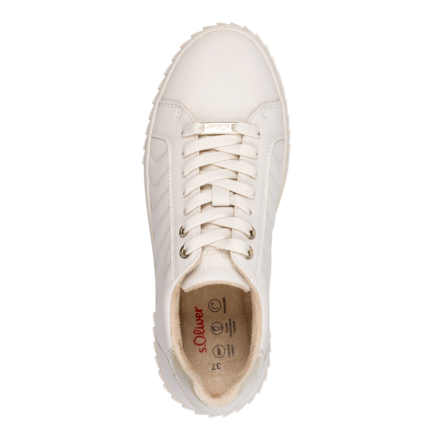 S.oliver - Ladies Trainers Cream (3894)