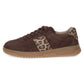 Caprice - Ladies Trainers Dark Brown, Leopard (3895)