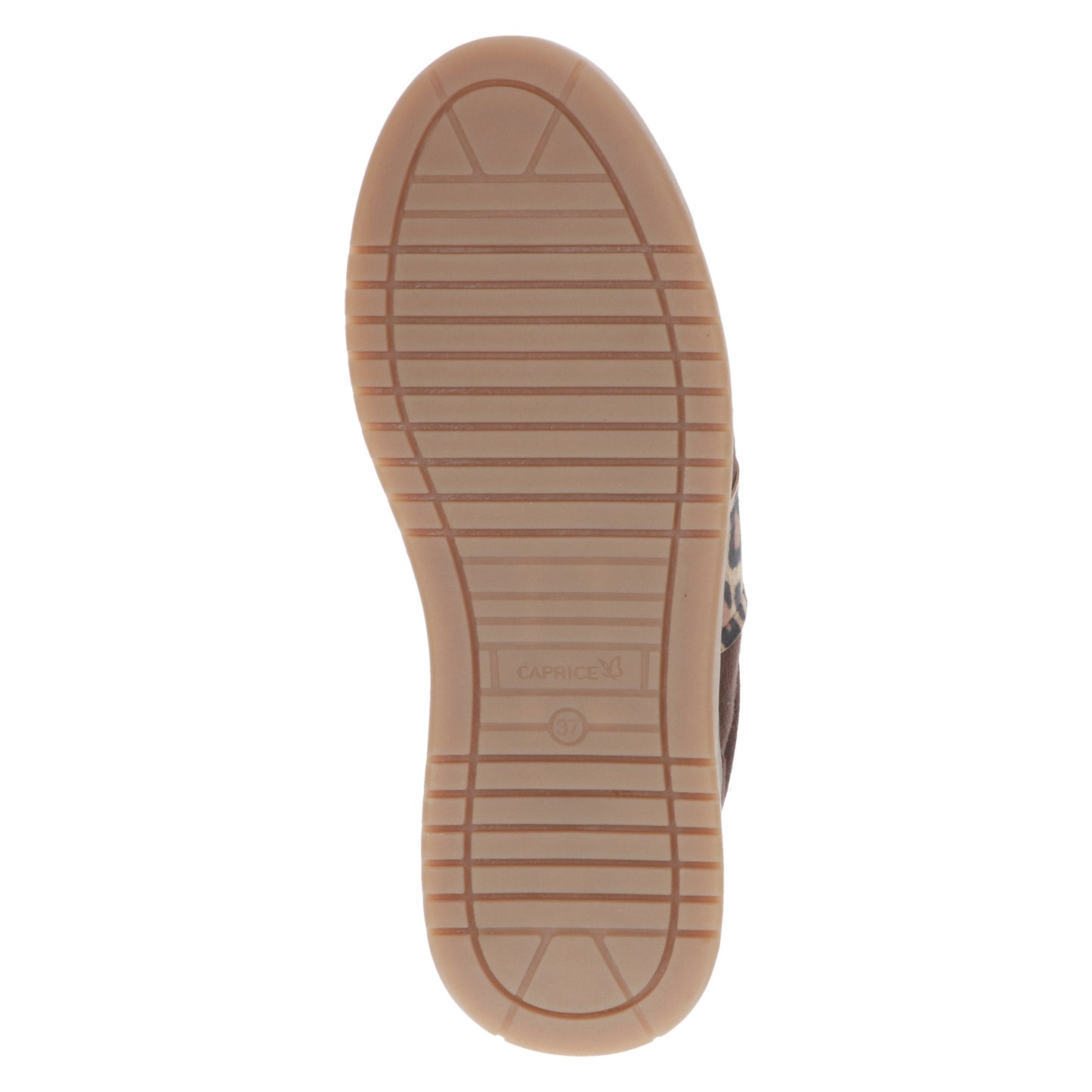 Caprice - Ladies Trainers Dark Brown, Leopard (3895)