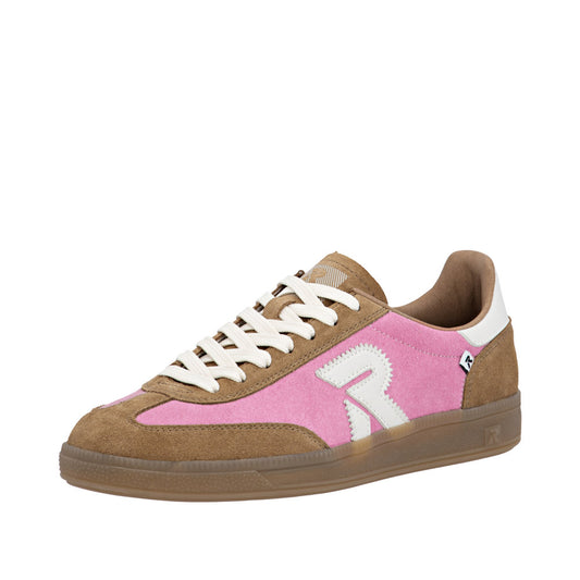 Rieker - Ladies Trainers Tan, Pink (3896)