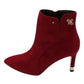 Kate Appleby - Ladies Ankle Boots Red (3901)