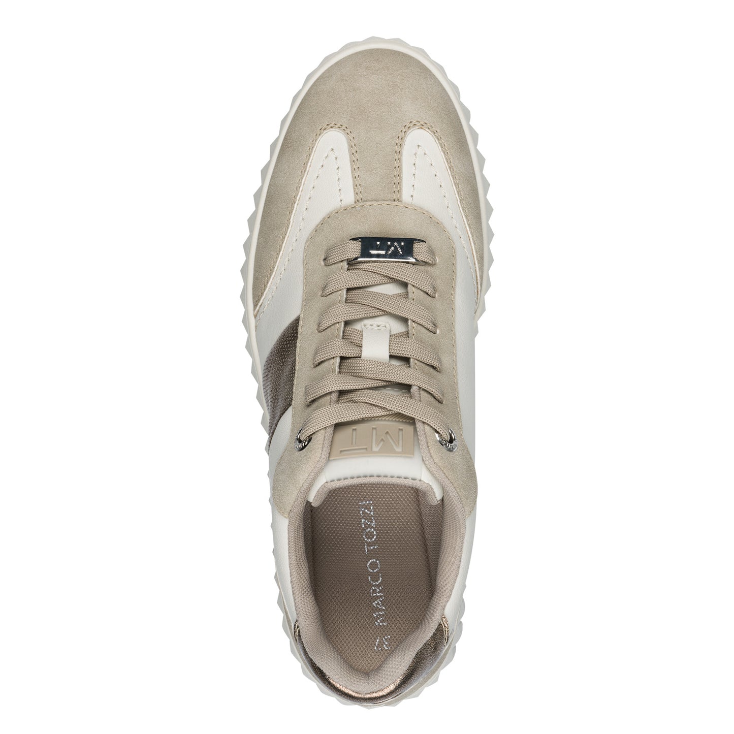 Marco Tozzi - Ladies Trainers Ivory, Grey (3904)