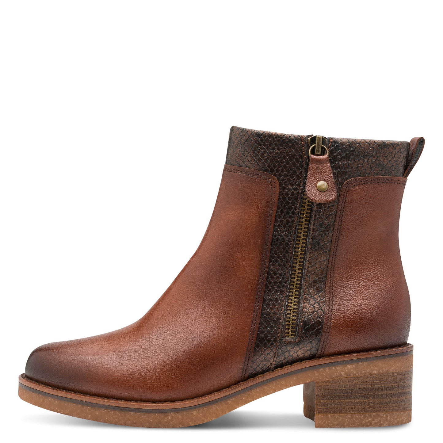 Marco Tozzi - Ladies Ankle Boots Cognac (3913)