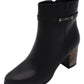 Zanni - Ladies Ankle Boots Black, Leopard (3920)