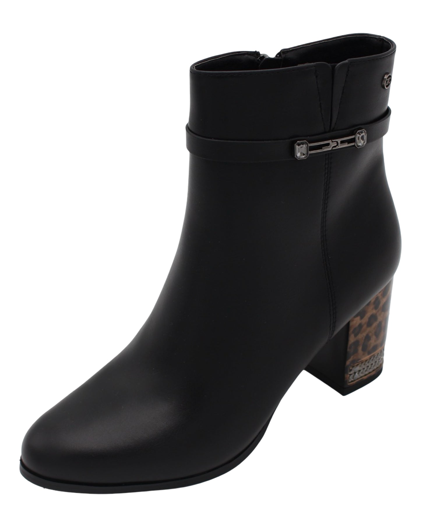 Zanni - Ladies Ankle Boots Black, Leopard (3920)