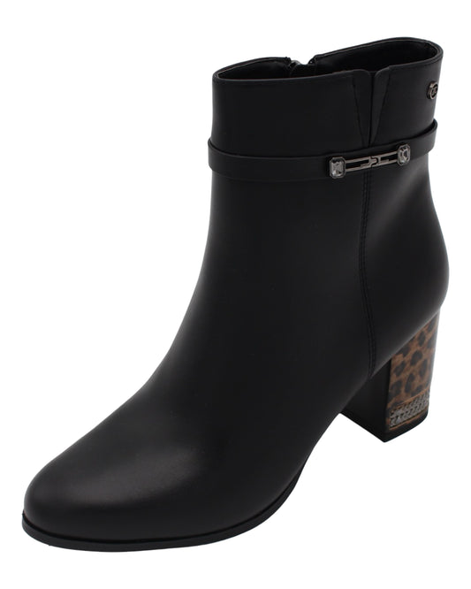 Zanni - Ladies Ankle Boots Black, Leopard (3920)