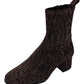Unisa - Ladies Ankle Boots Leopard (3922)