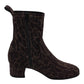 Unisa - Ladies Ankle Boots Leopard (3922)