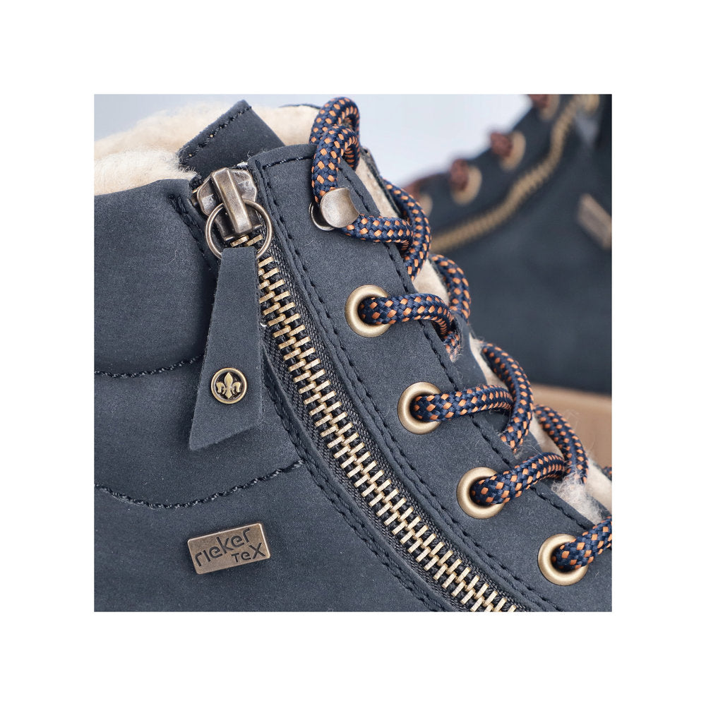 Rieker - Ladies Ankle Boots Navy (3929)
