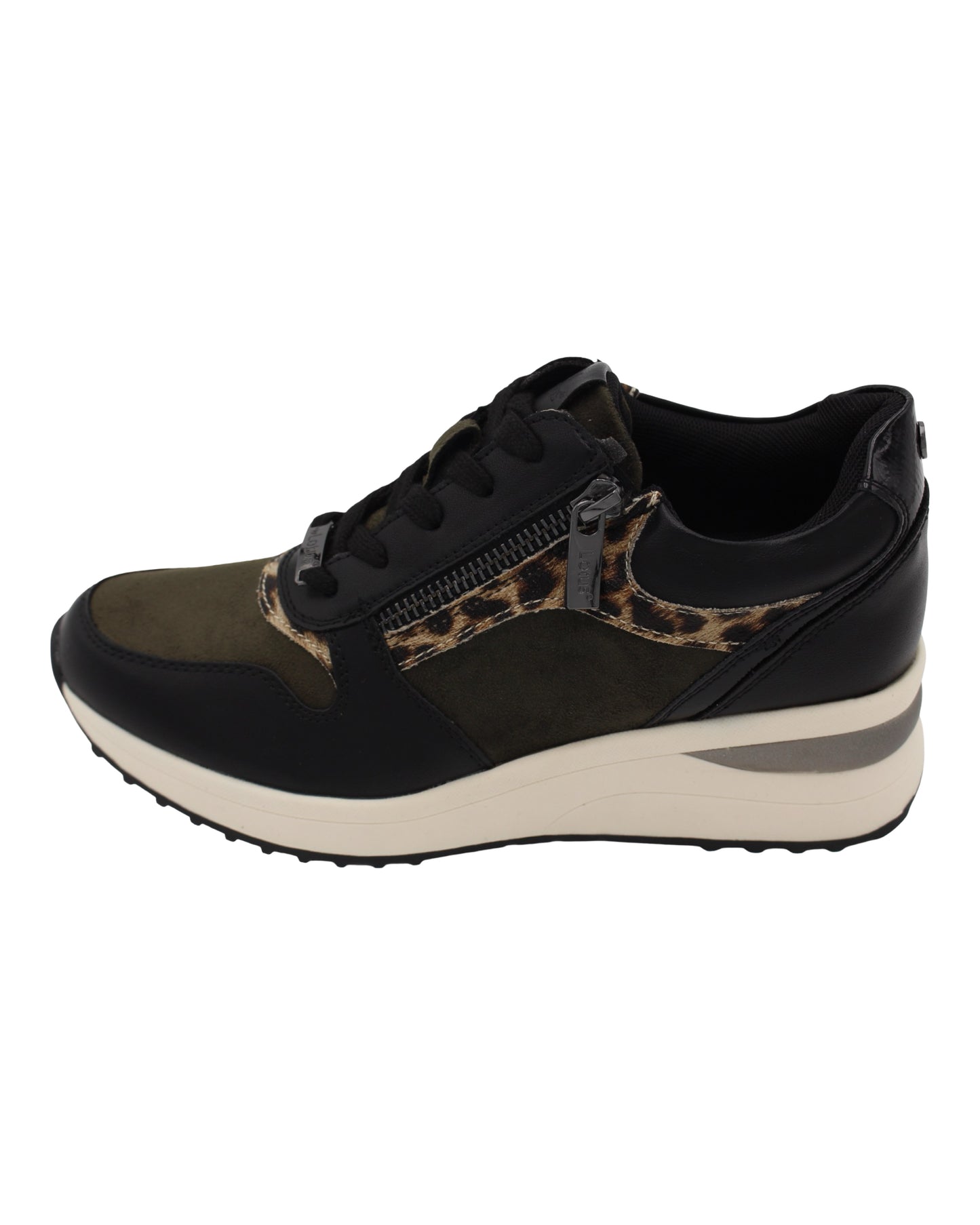 Lotus - Ladies Trainers Black, khaki (3931)