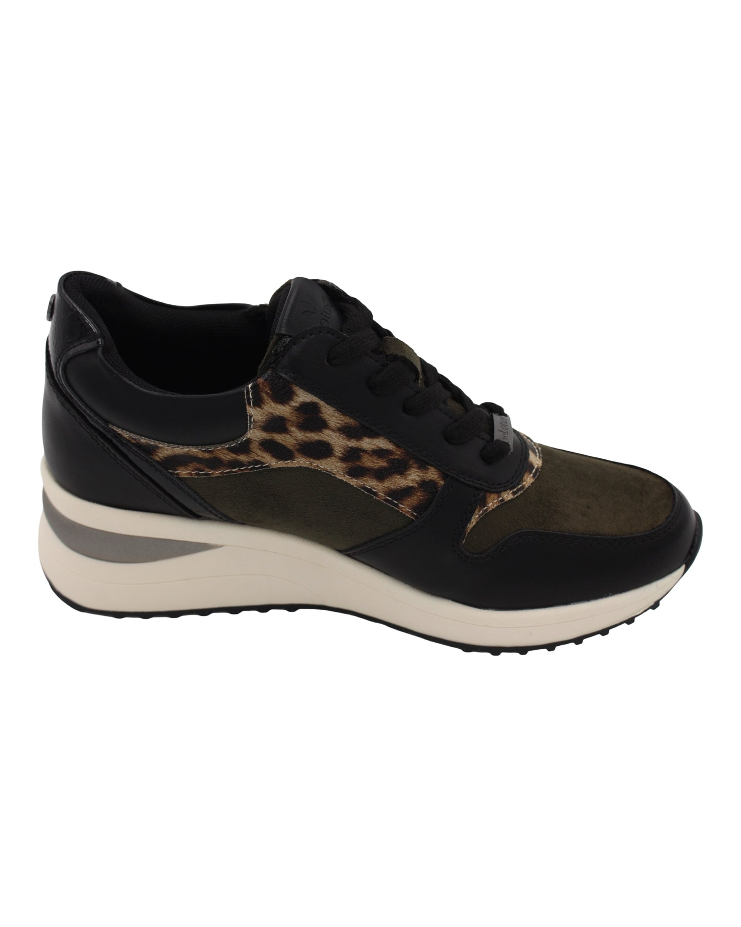 Lotus - Ladies Trainers Black, khaki (3931)