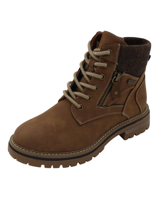 Lunar - Ladies Ankle Boots Tan (3950)