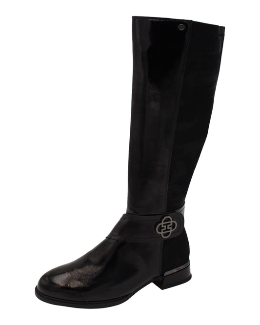 Zanni - Ladies Long Boots Black (3952)