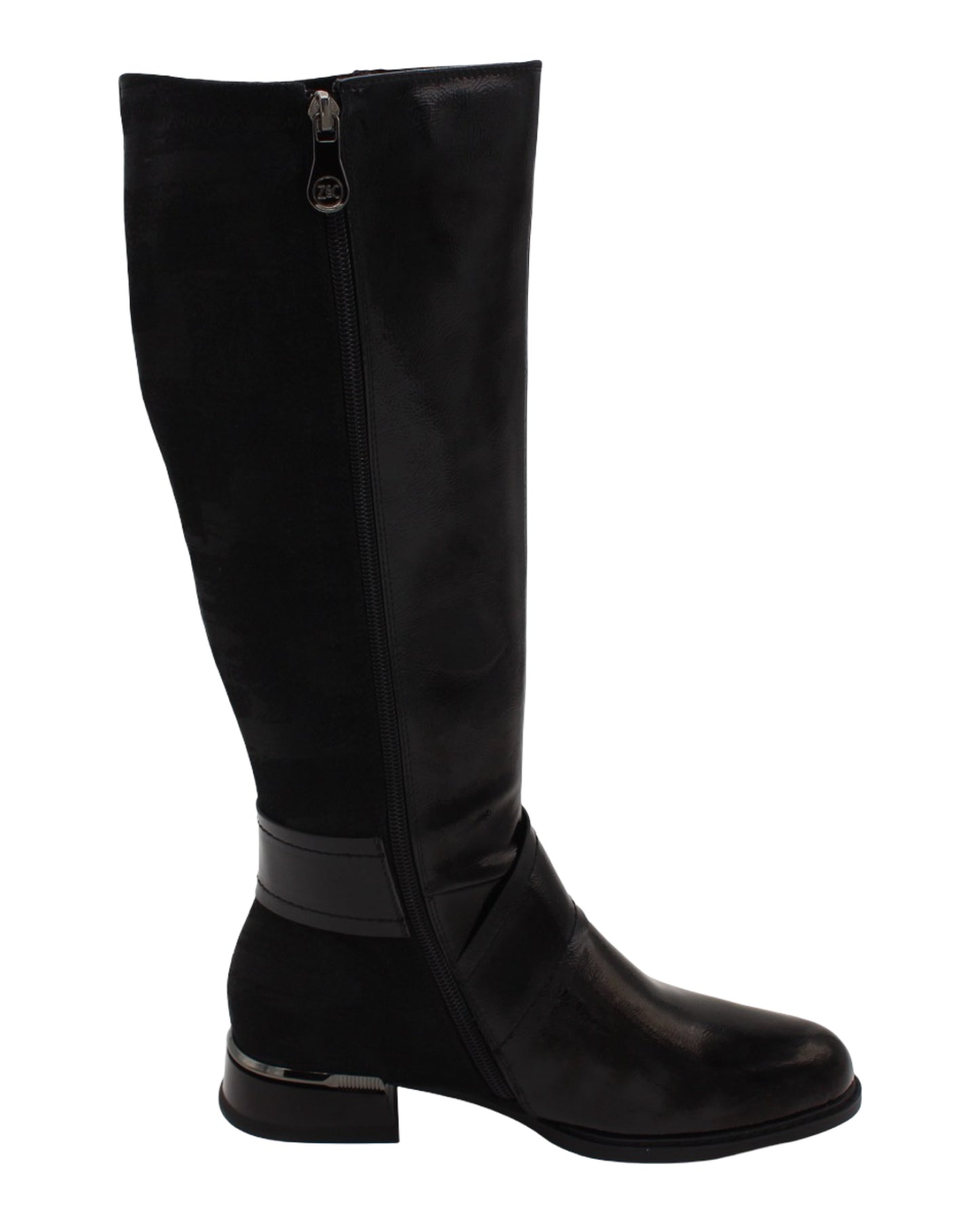 Zanni - Ladies Long Boots Black (3952)