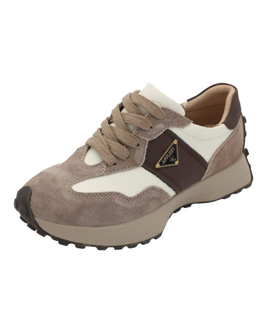 Kate Appleby - Ladies Trainers Taupe, Cream (3959)