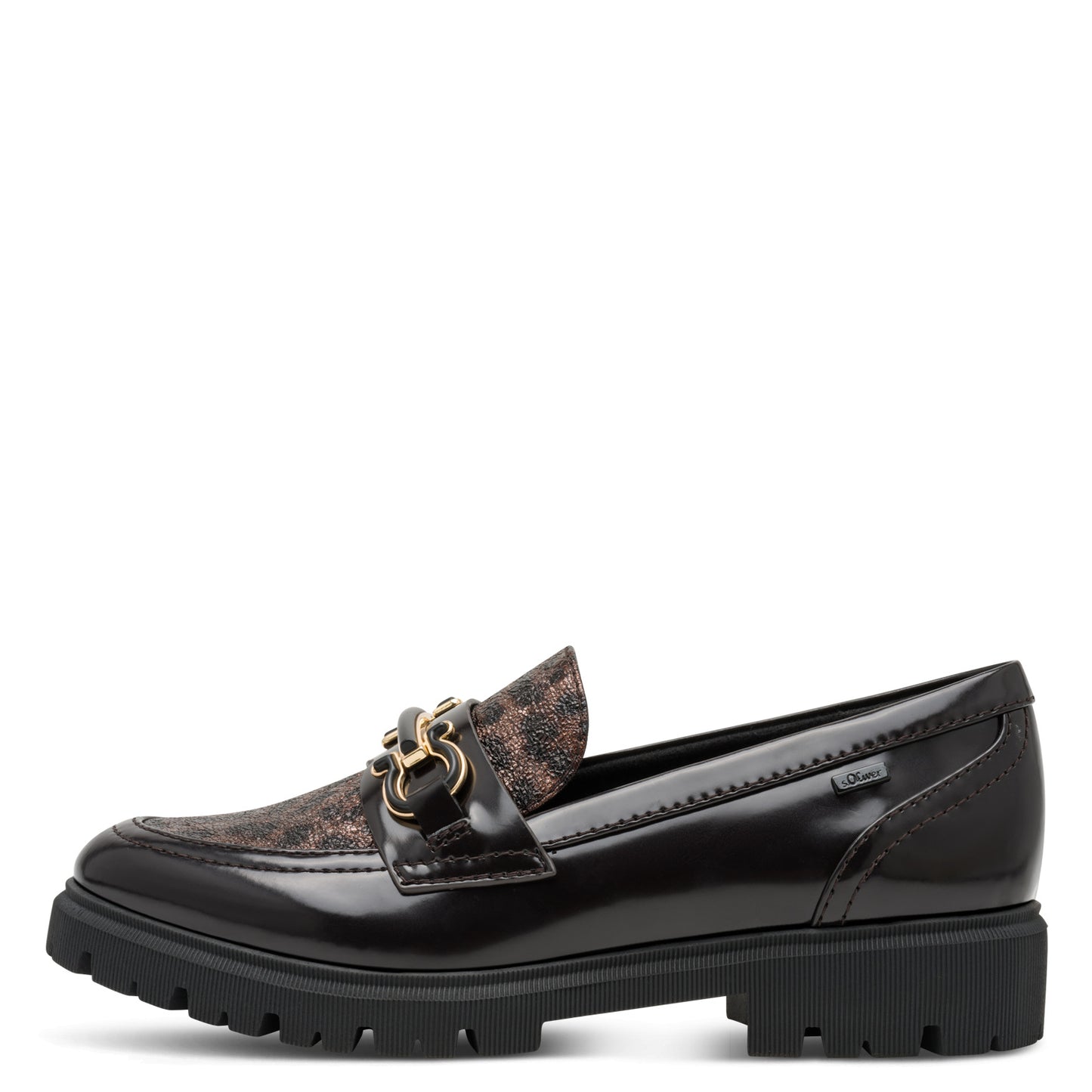 S.Oliver - Ladies Loafers Brown, Leopard (3960)