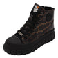 Refresh - Ladies Ankle Boots Black, Leopard (3961)
