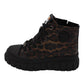 Refresh - Ladies Ankle Boots Black, Leopard (3961)