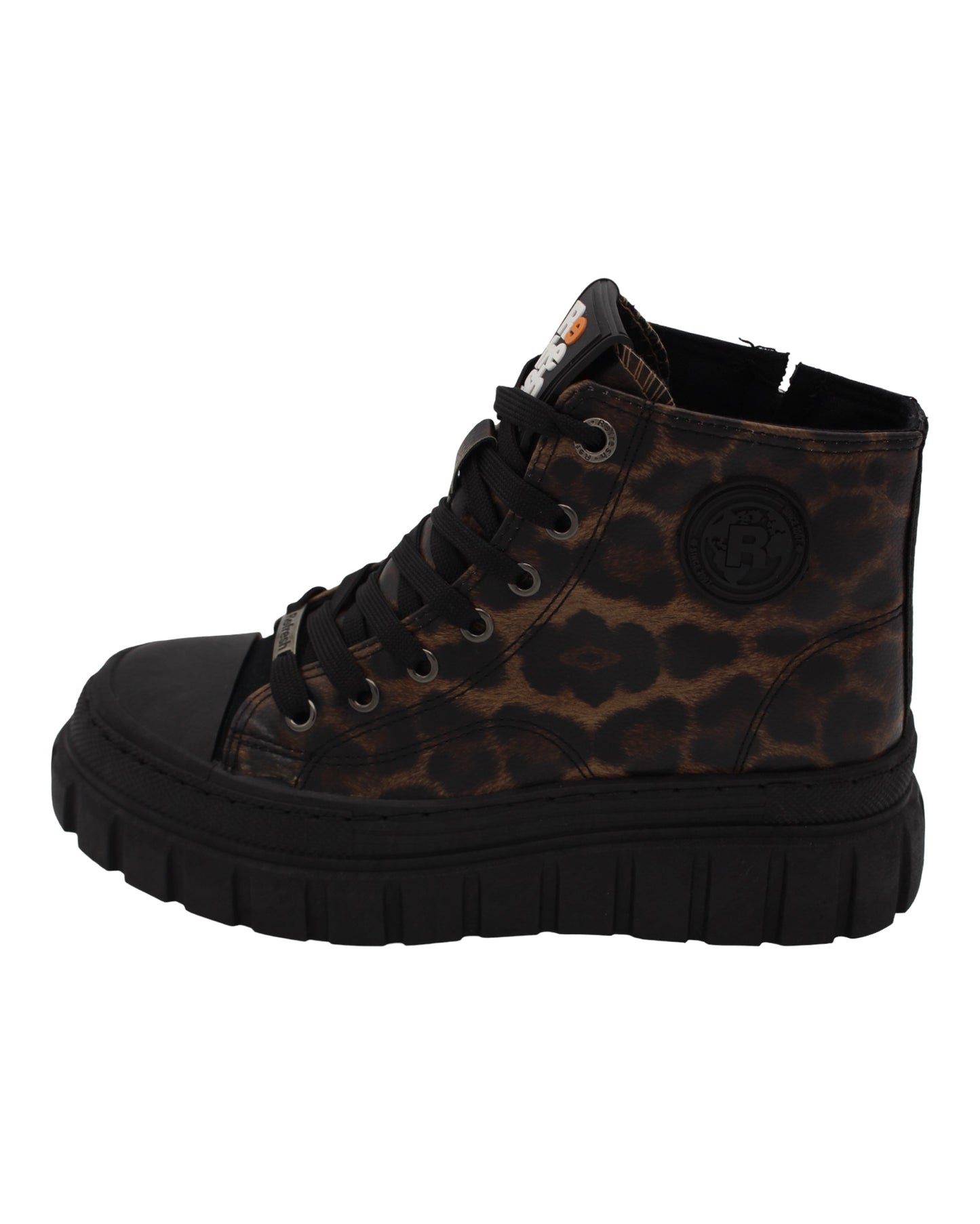 Refresh - Ladies Ankle Boots Black, Leopard (3961)
