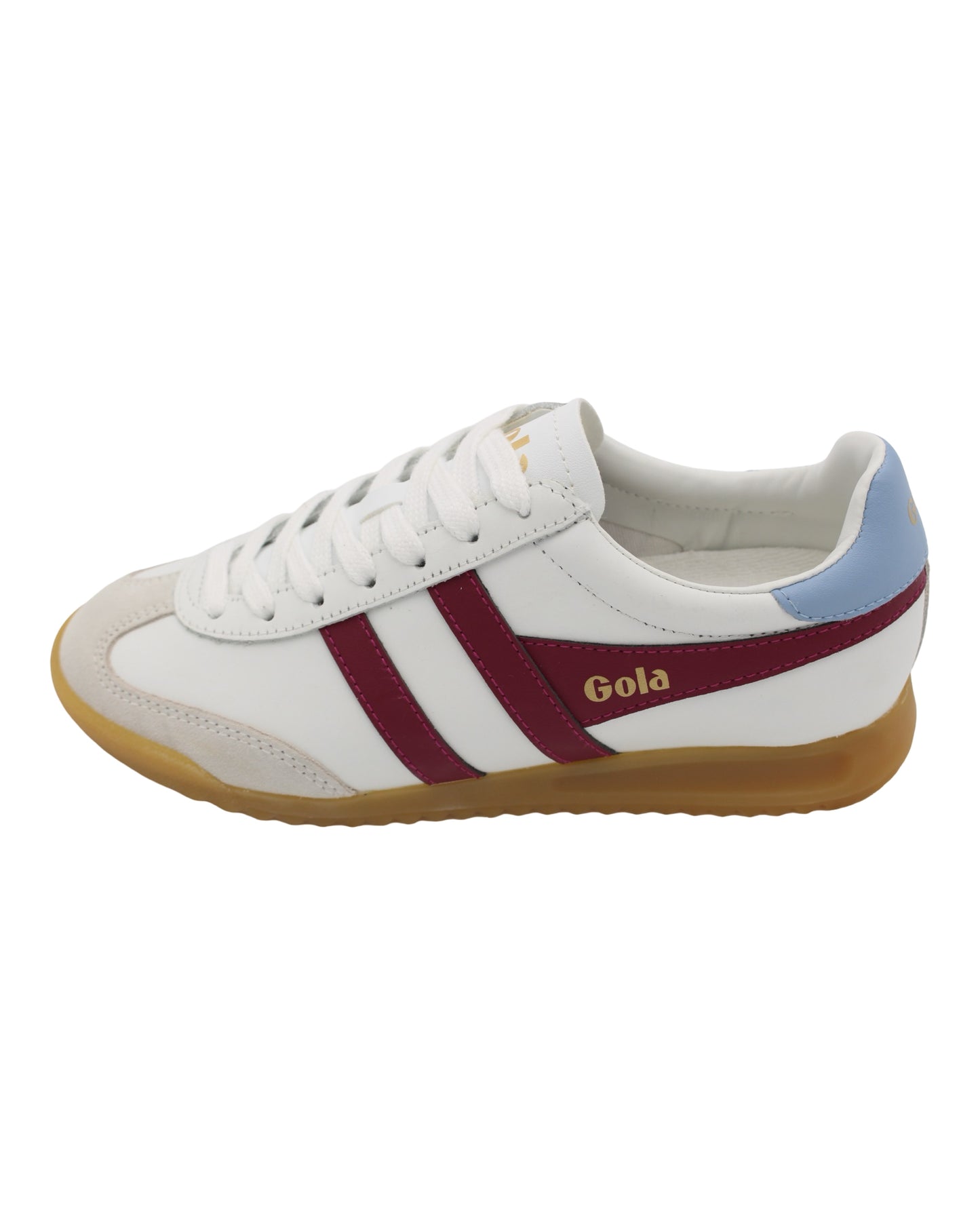 Gola - Ladies Trainers White, Burgundy (3971)