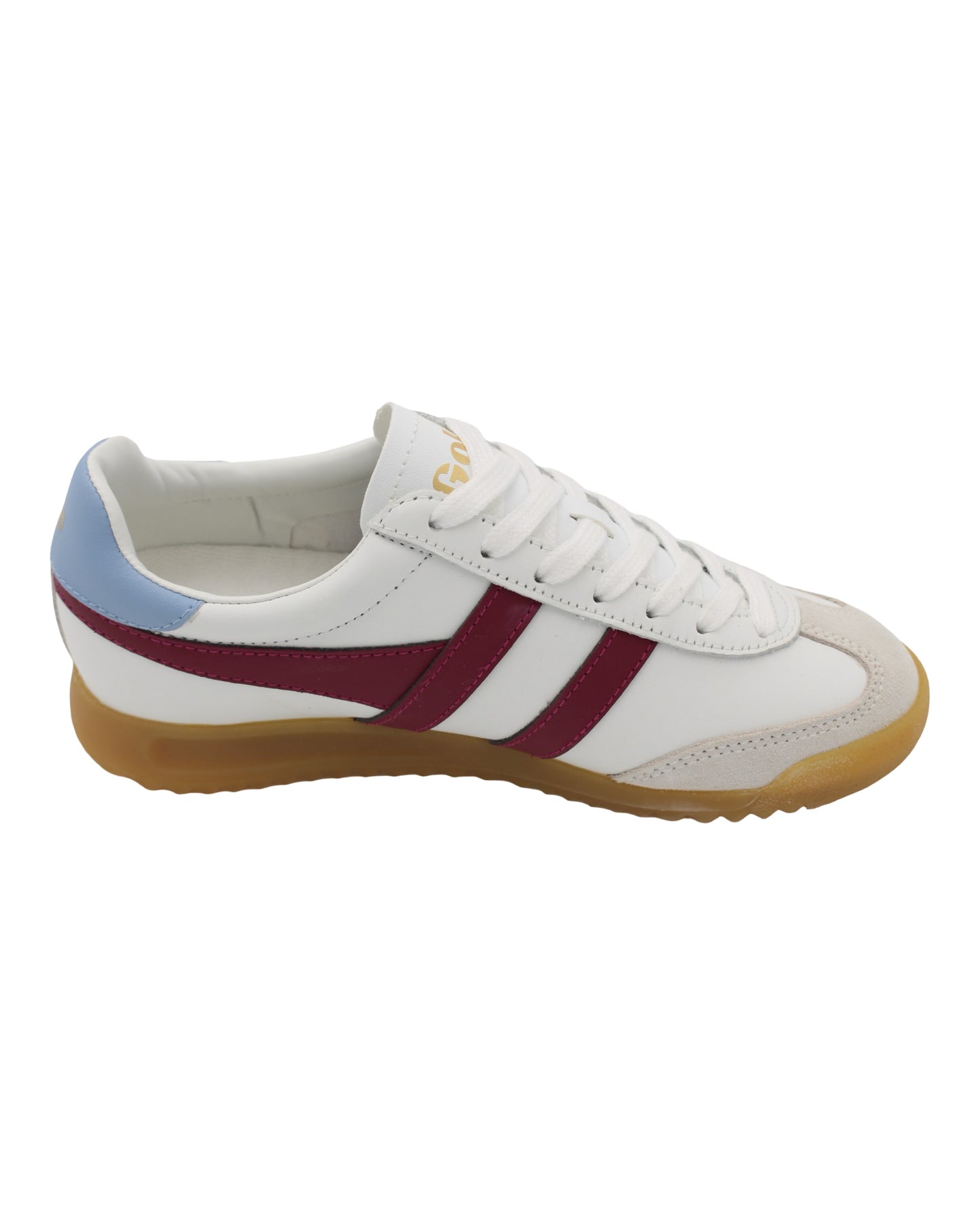 Gola - Ladies Trainers White, Burgundy (3971)