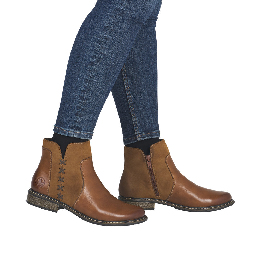 Rieker - Ladies Ankle Boots Brown (3977)