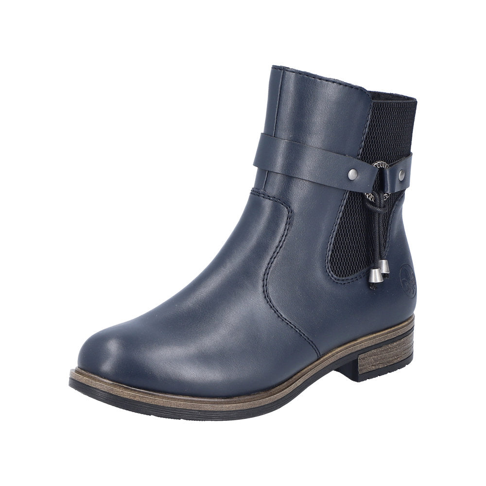 Rieker - Ladies Ankle Boots Navy (3978)