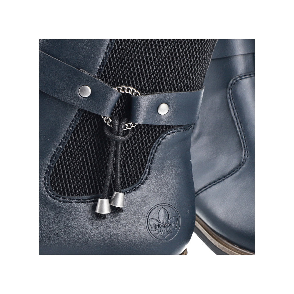 Rieker - Ladies Ankle Boots Navy (3978)
