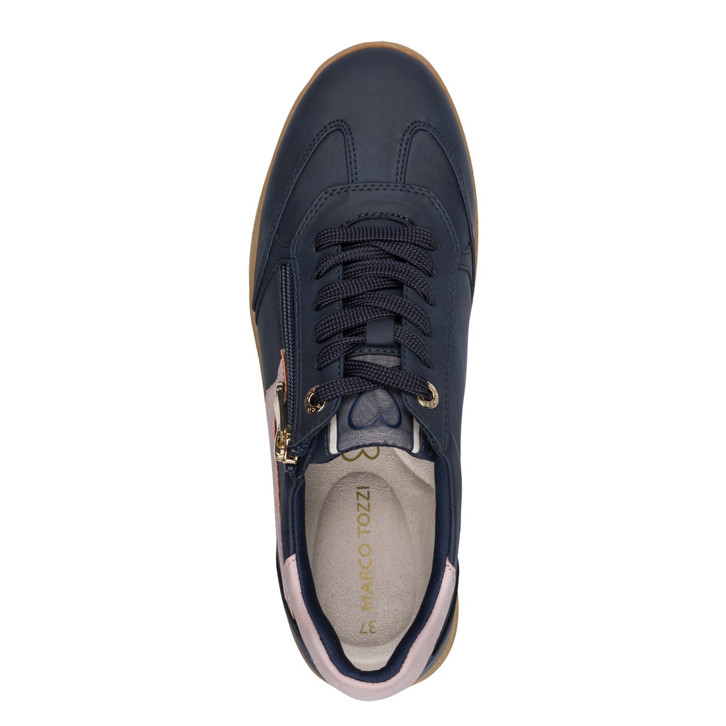 Marco Tozzi - Ladies Trainers Navy Comb (3979)