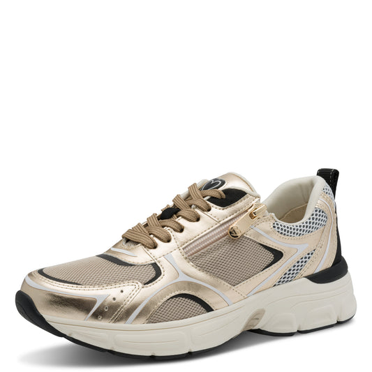Marco Tozzi - Ladies Trainers Gold Comb (3980)