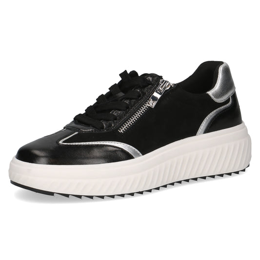Caprice - Ladies Trainers Black Comb (3982)