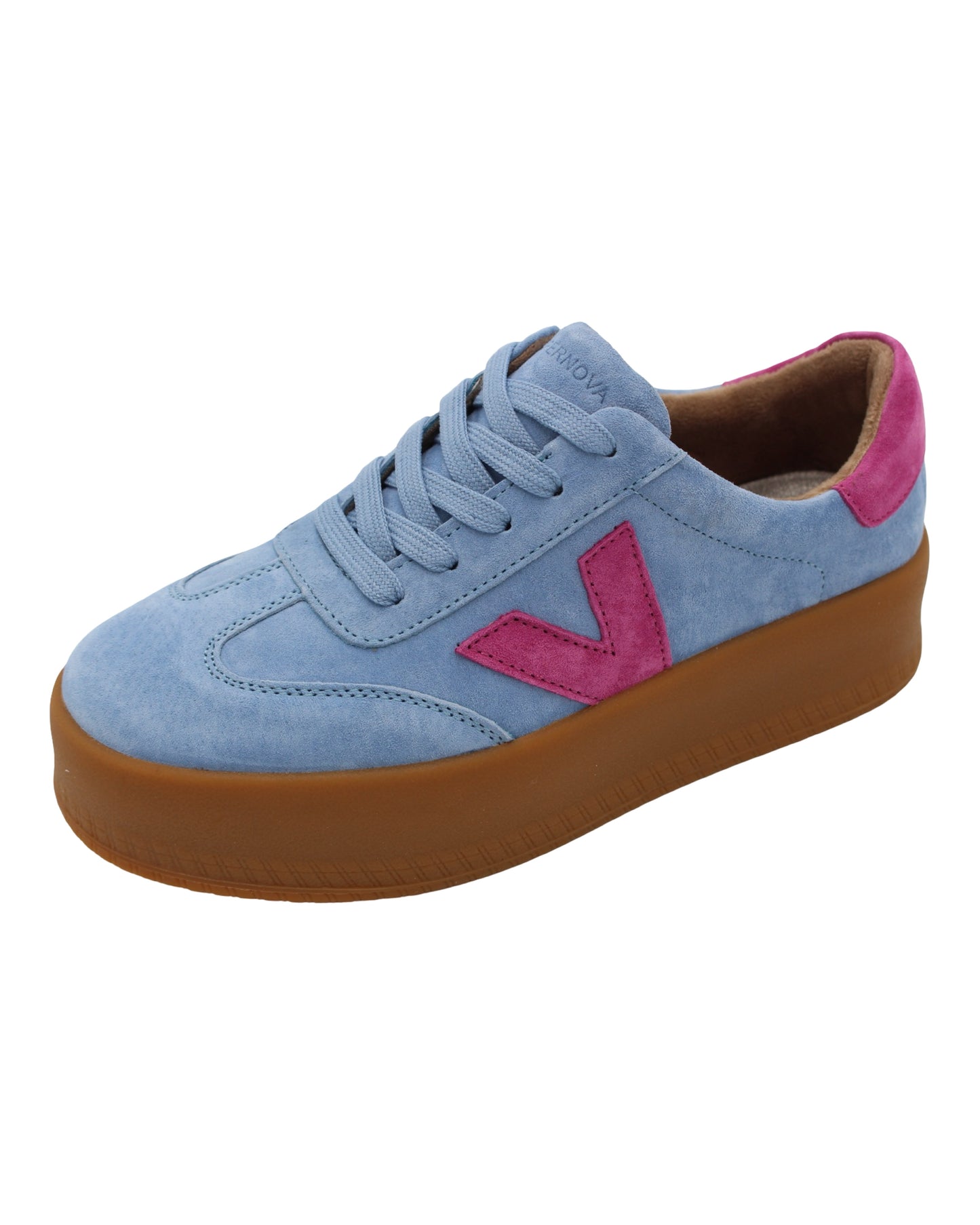 Drilleys - Ladies Trainers Blue, Pink (3988)