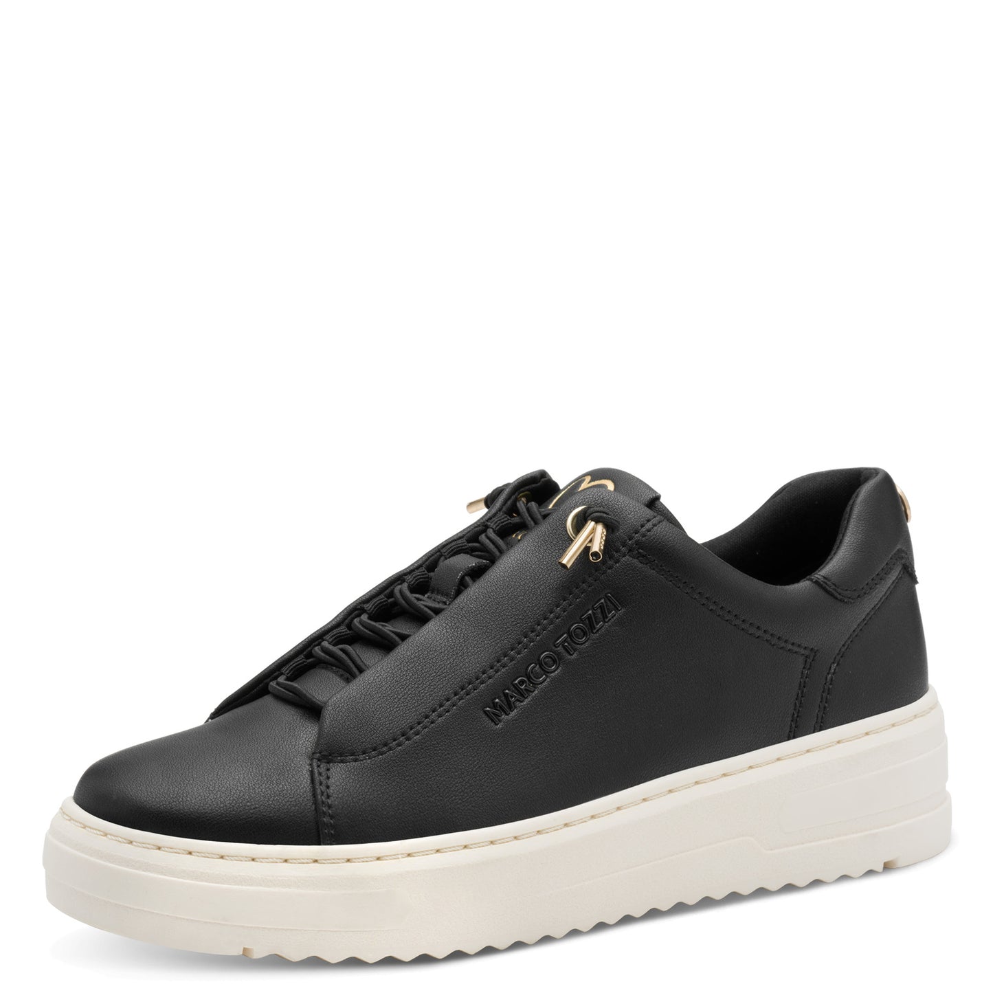 Marco Tozzi - Ladies Trainers Black, Gold (3994)