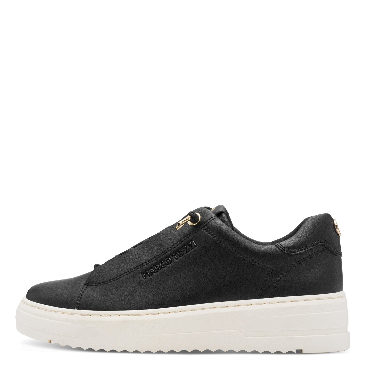 Marco Tozzi - Ladies Trainers Black, Gold (3994)