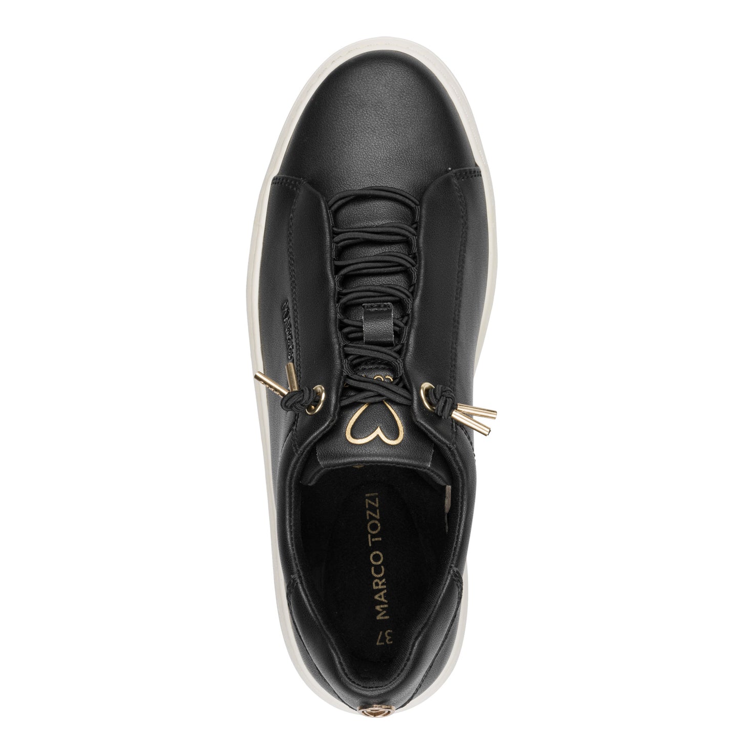 Marco Tozzi - Ladies Trainers Black, Gold (3994)