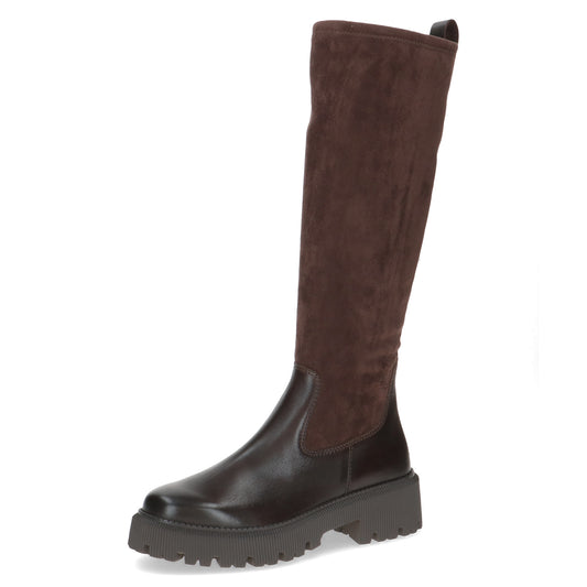 Caprice - Ladies Long Boots Brown Combination (3996)