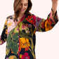 Powder Design Ltd - Size Large Midnight Posy Pyjamas (4036)