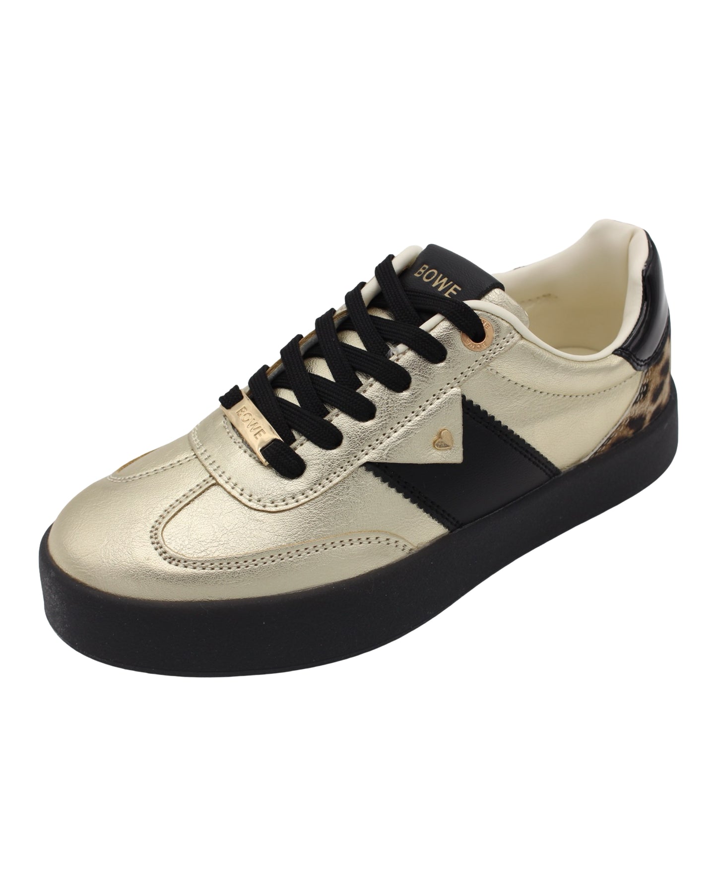 Lloyd & Pryce For Her - Ladies Trainers Gold, Black (4057)