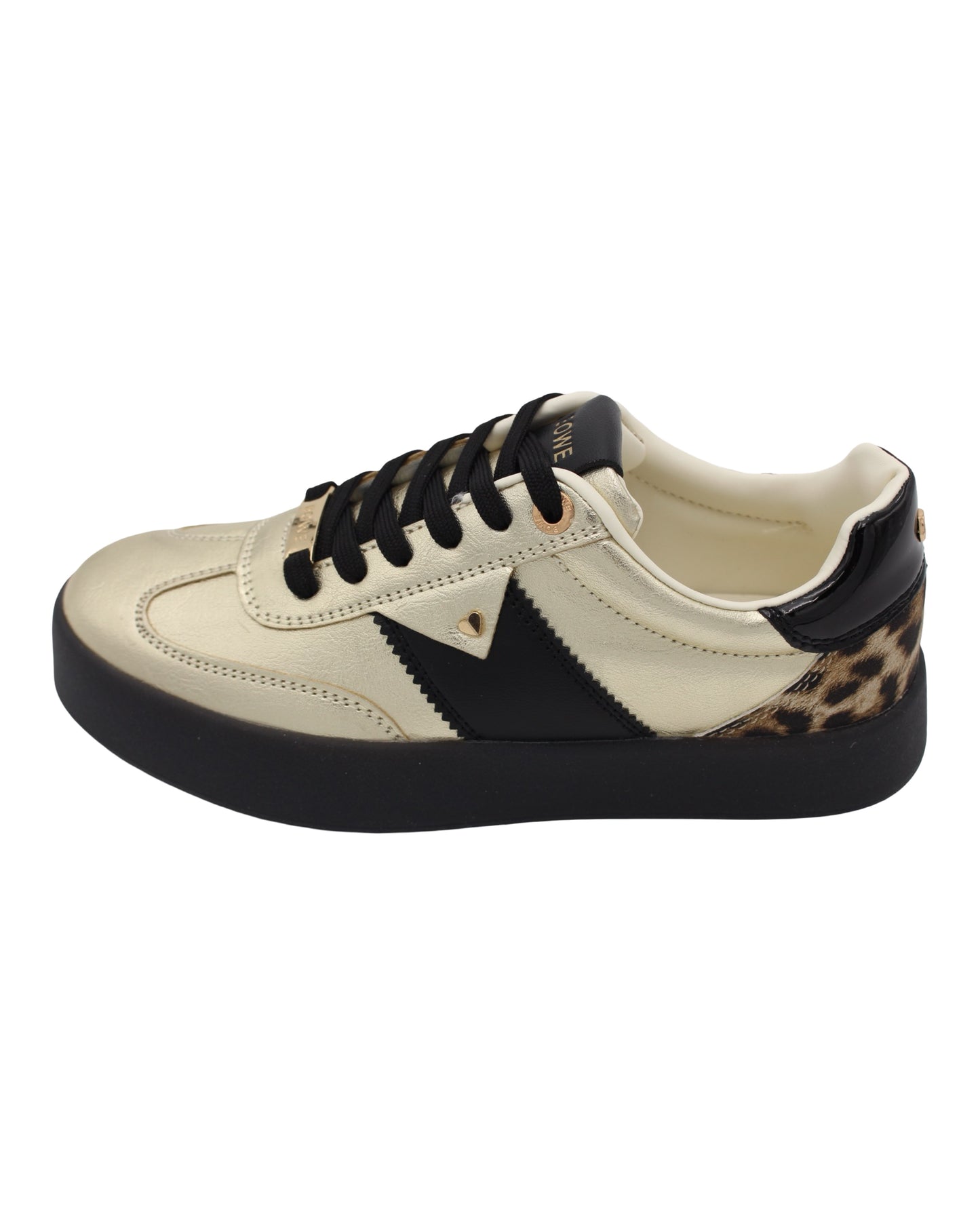 Lloyd & Pryce For Her - Ladies Trainers Gold, Black (4057)