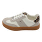 Lloyd & Pryce For Her - Ladies Trainers White, Grey, Leopard (4058)